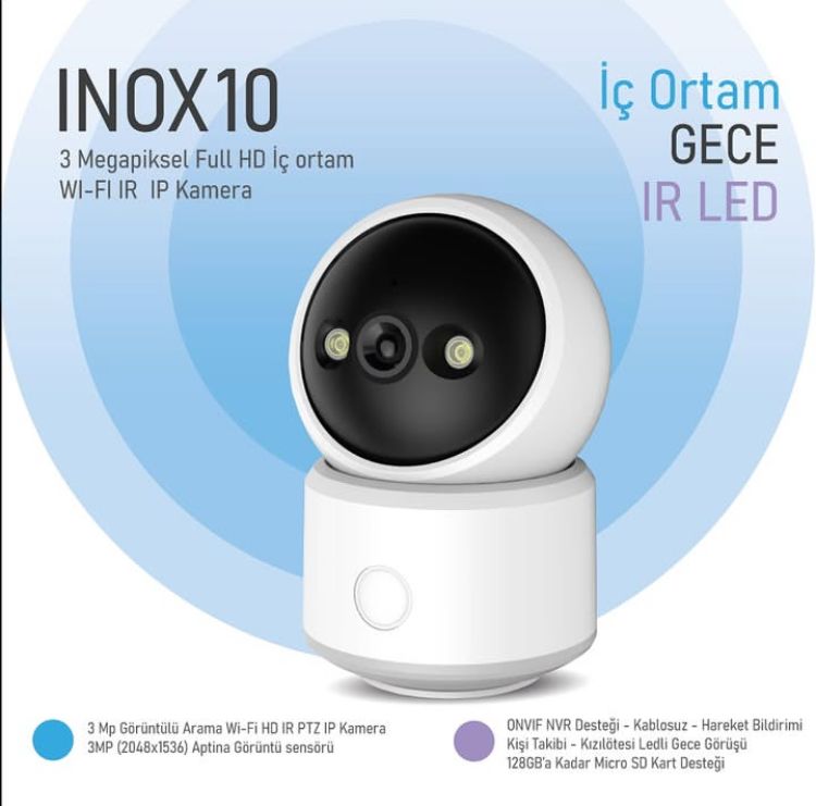 Inox 10 3Mp Full HD Gece IR Led