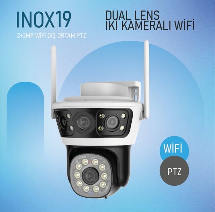 Inox 19 Dual Lens 3+3 Mp Wifi PTZ 