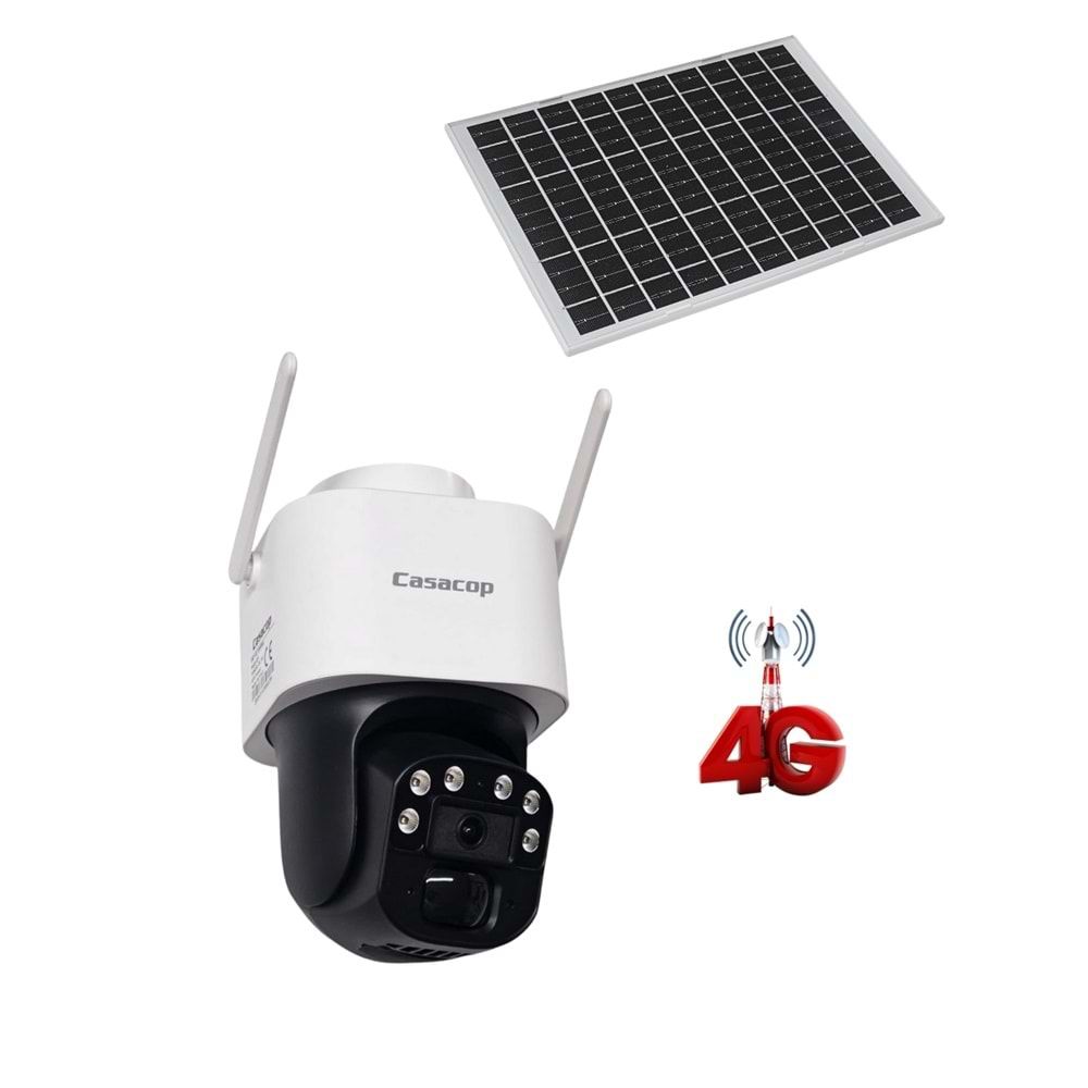 Casacop Q9 4G Solar PTZ Güvenlik Kamerası