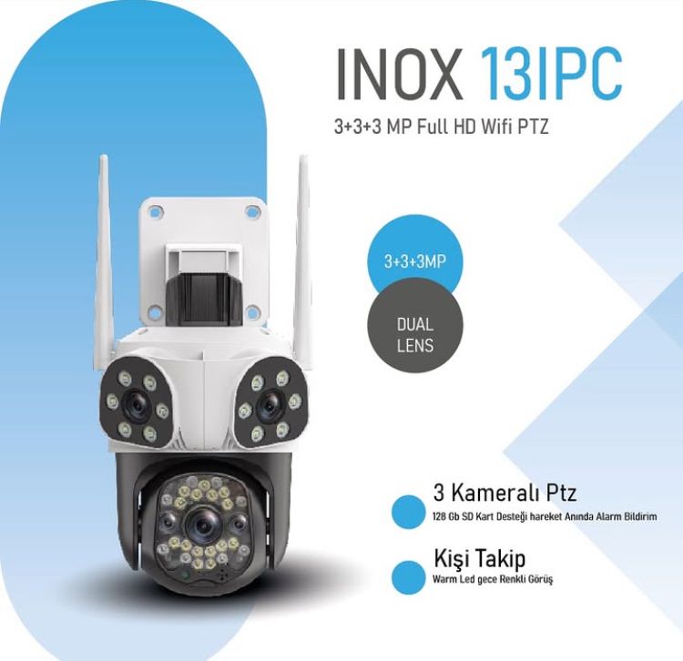 Inox 13 IPC 3 Kameraları Ptz